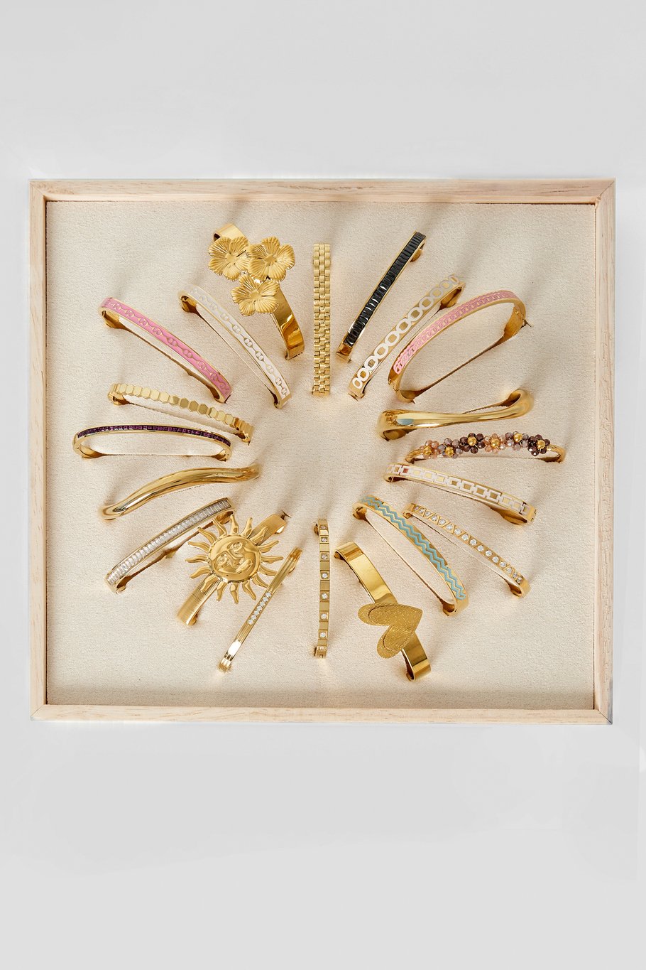 Bracelets display wood - pink Picture3